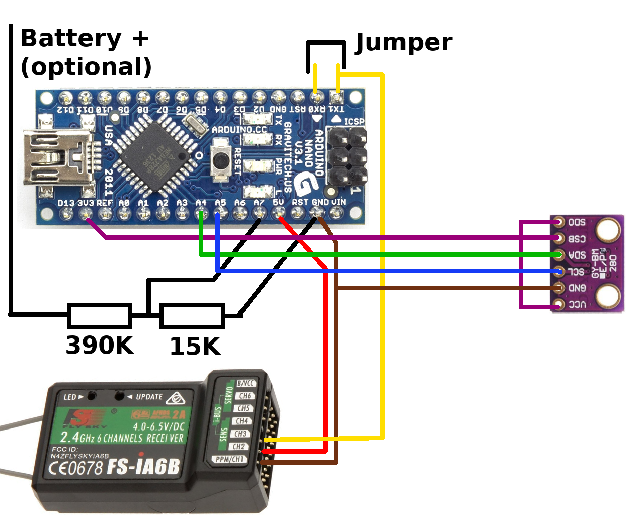 Nano with BMP280