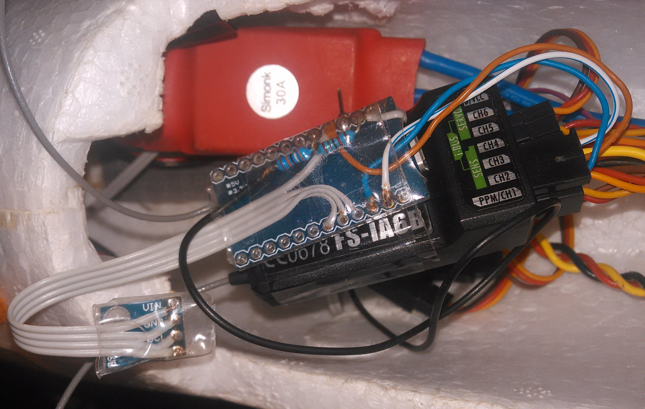 Wiring in Sky Surfer 1400