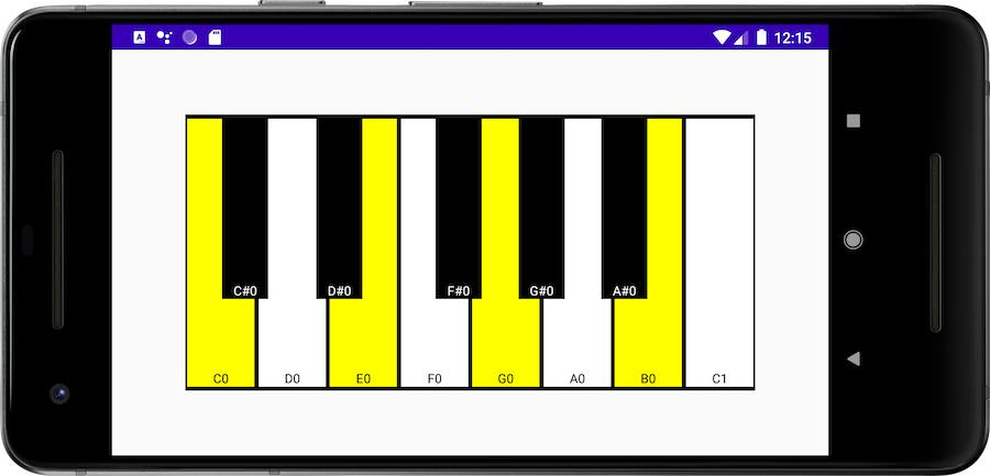 PianoRoll Example Screenshot