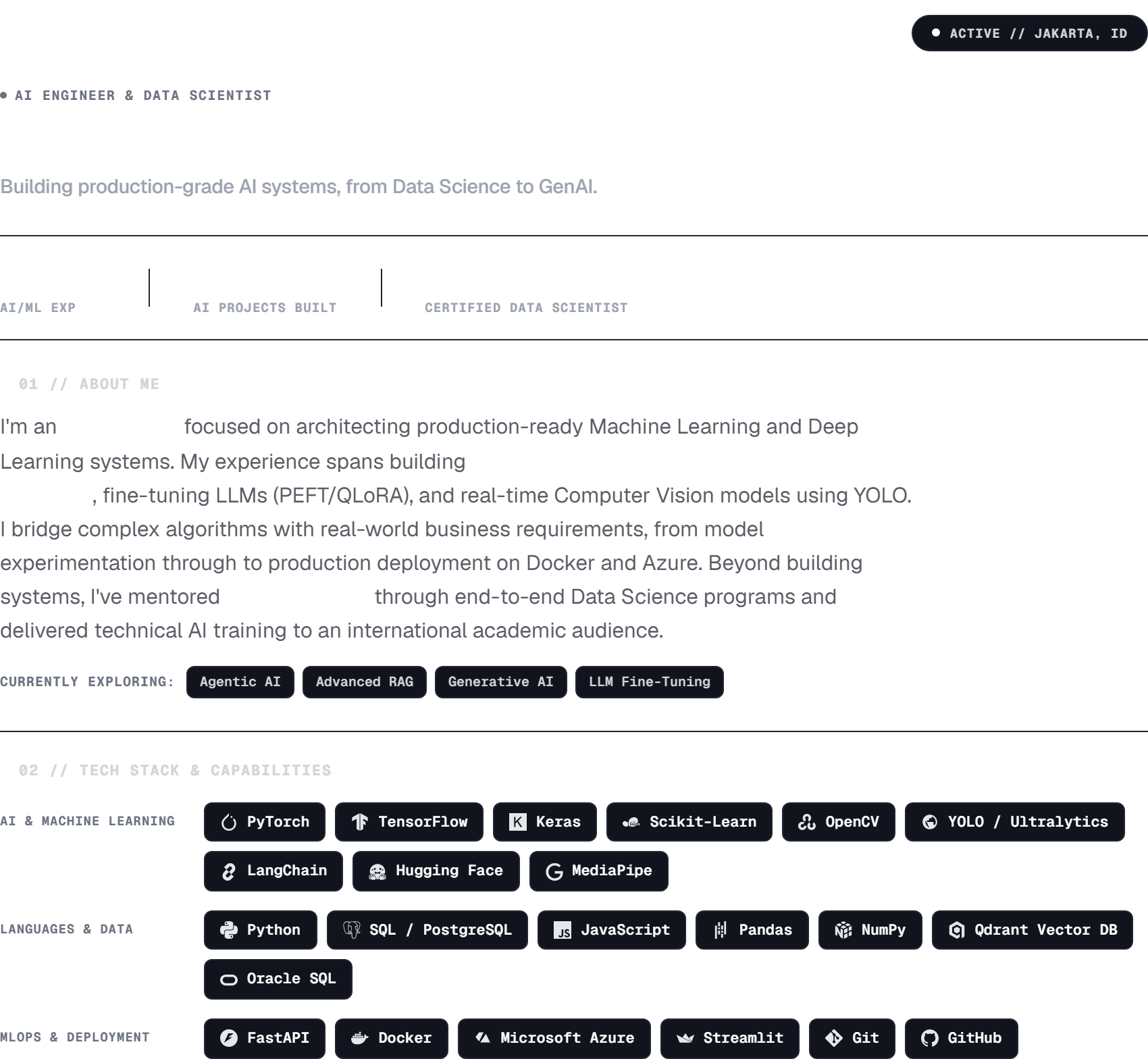 Felix Windriyareksa Hardyan - AI Engineer & Data Scientist