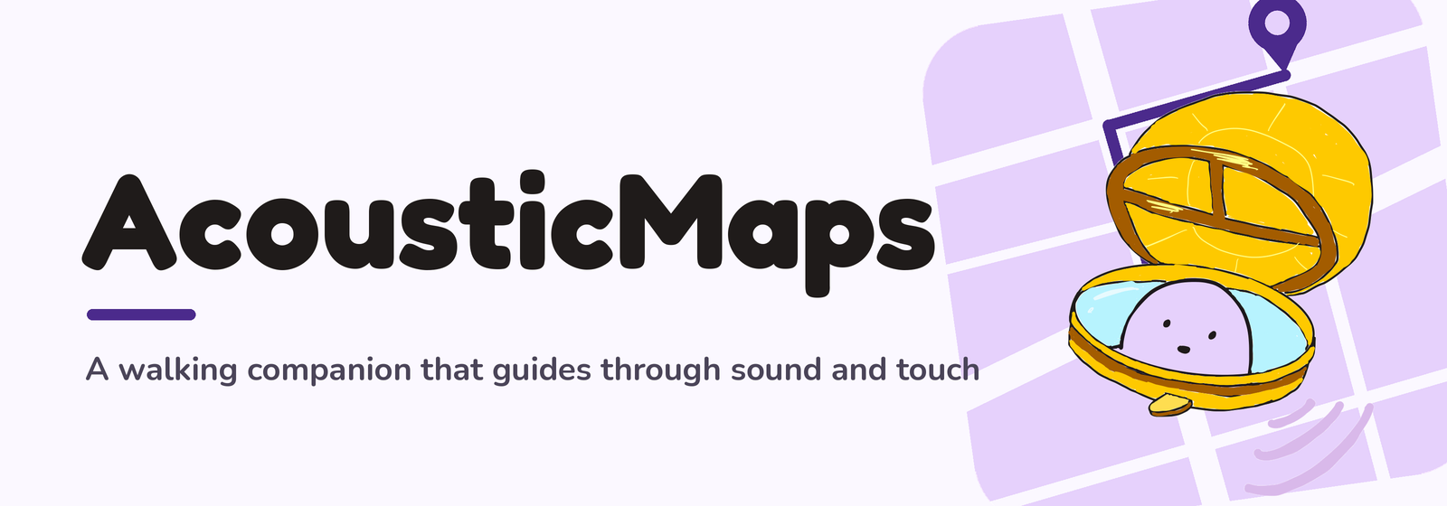 AcousticMaps: a walking companion that guides through sound and touch