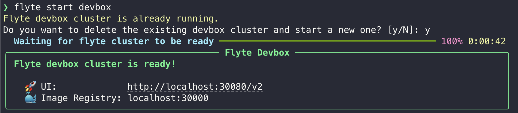 Flyte Start Devbox