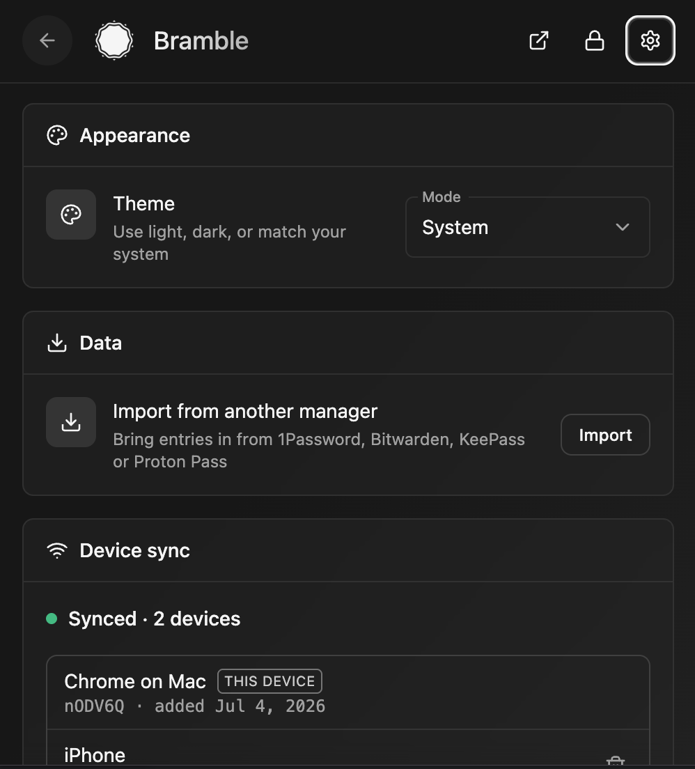 Dark mode