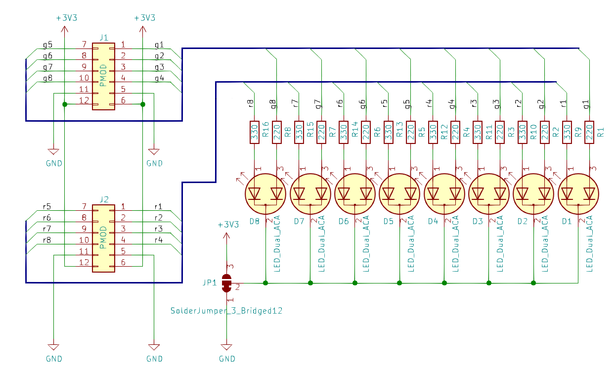 Pmod-8led2, from the project README