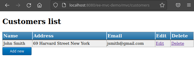 jakarta mvc example tutorial