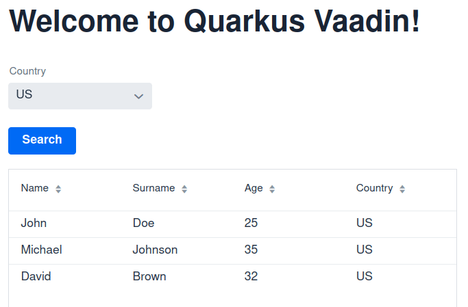 vaadin flows tutorial for quarkus