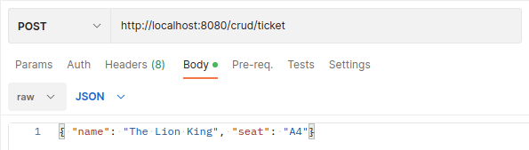 quarkus example crud application