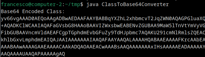 java hidden classes example