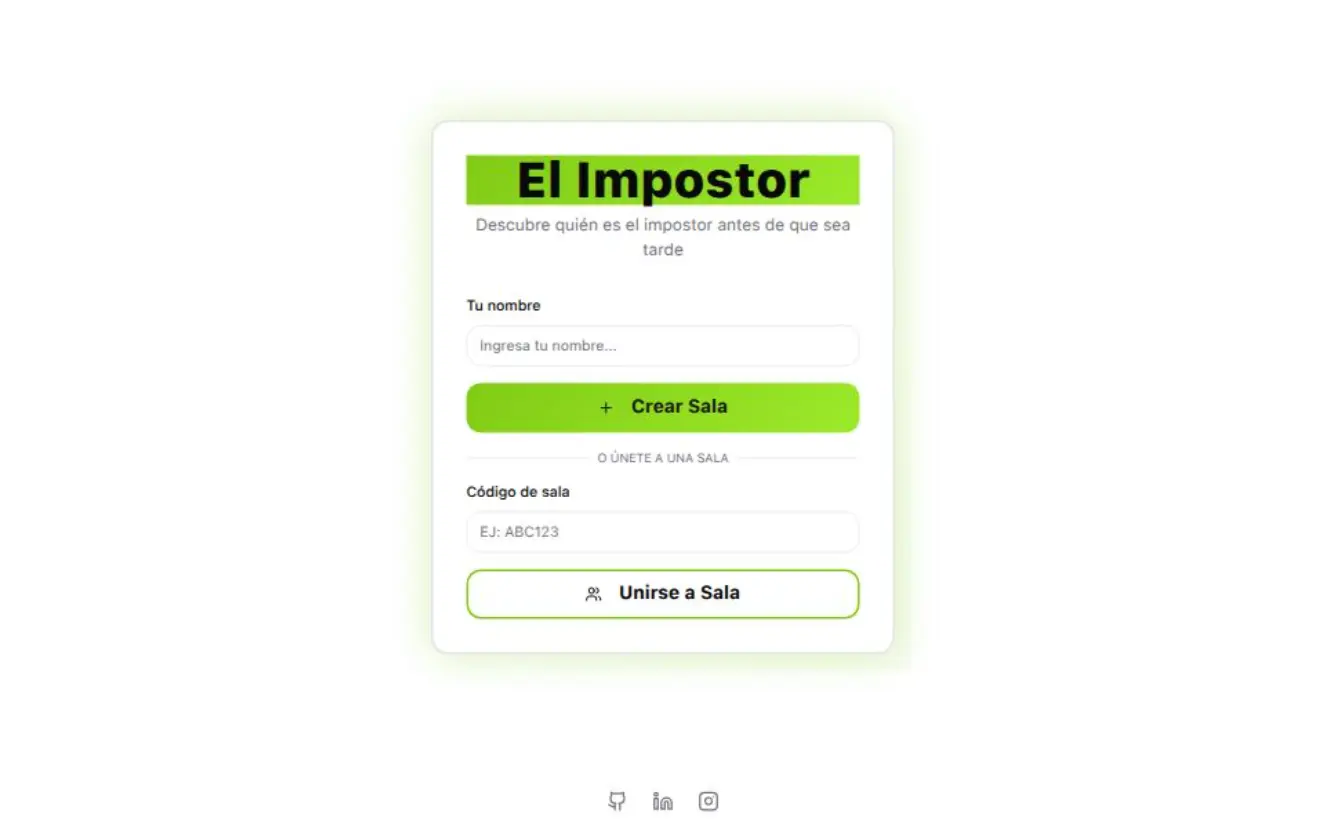 Juego El Impostor