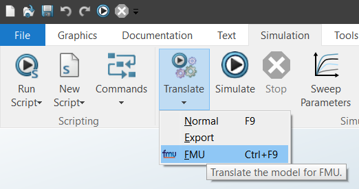 Translate FMU
