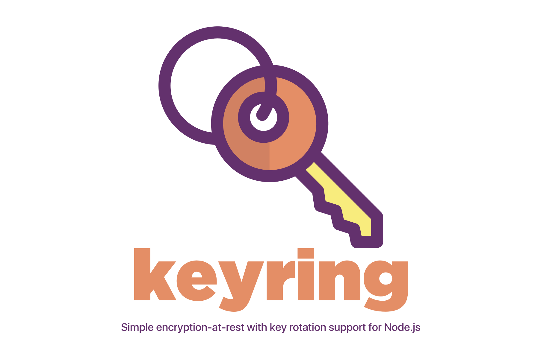 keyring: Simple encryption-at-rest with key rotation support for Node.js.