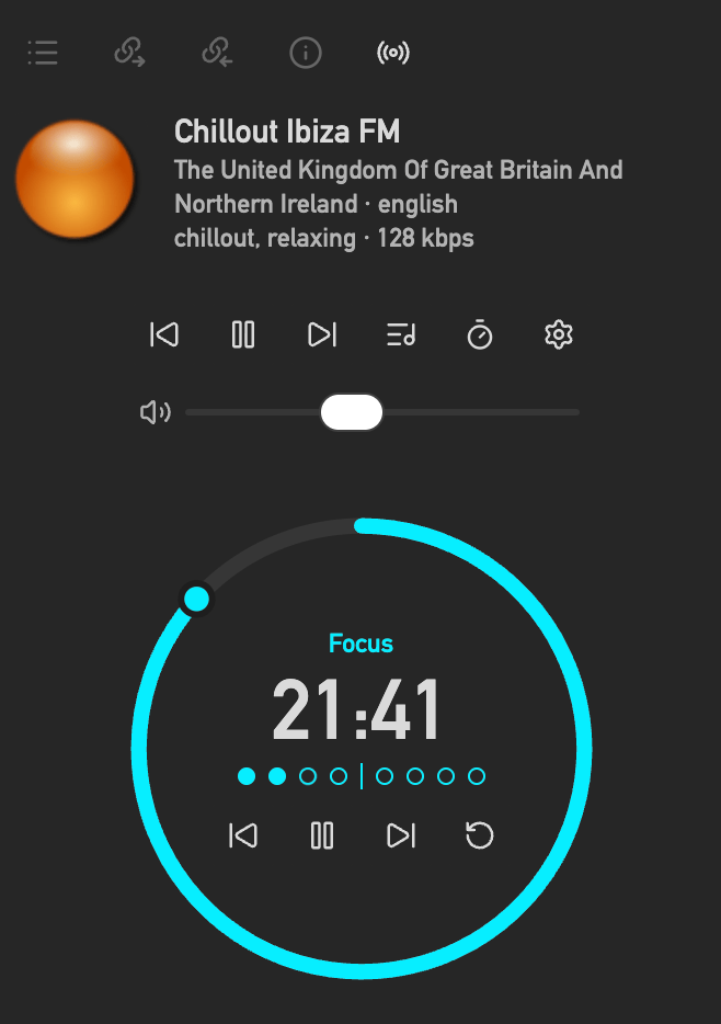 Radio and Pomodoro|center
