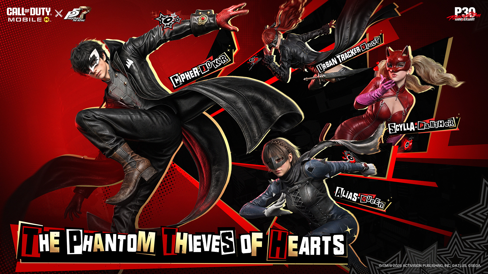 Temporada 6 "Take Your Heart": Persona 5 Royal llega a COD Mobile