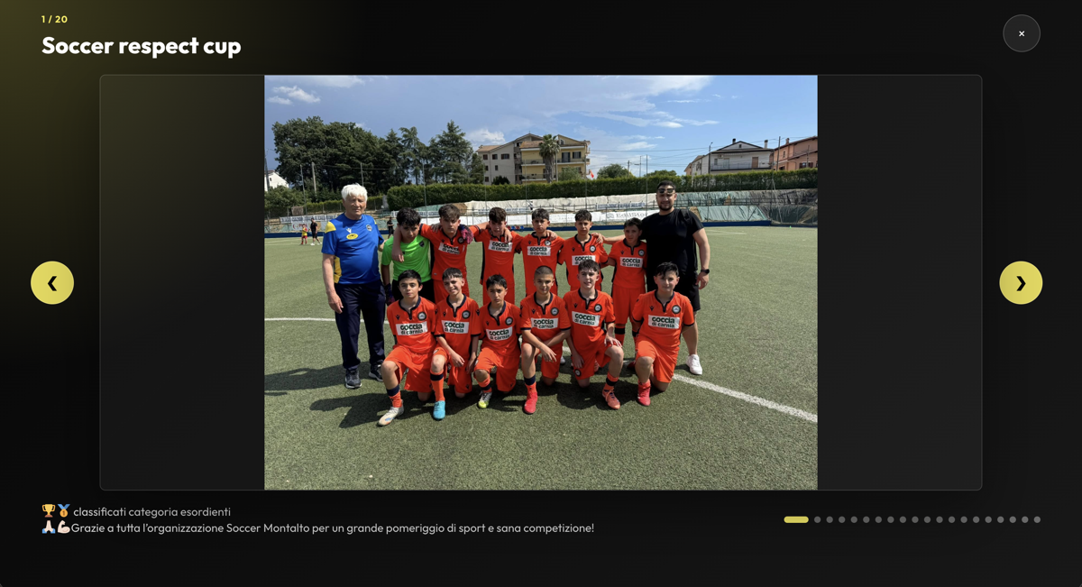 Fullscreen media modal