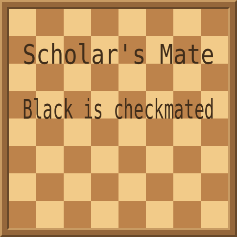 Example of a chess animation.