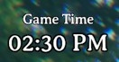 The in-game clock: "Game Time" over 02:30 PM