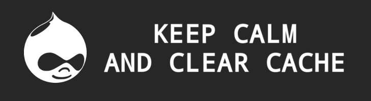 Keep Calm and Clear Cache