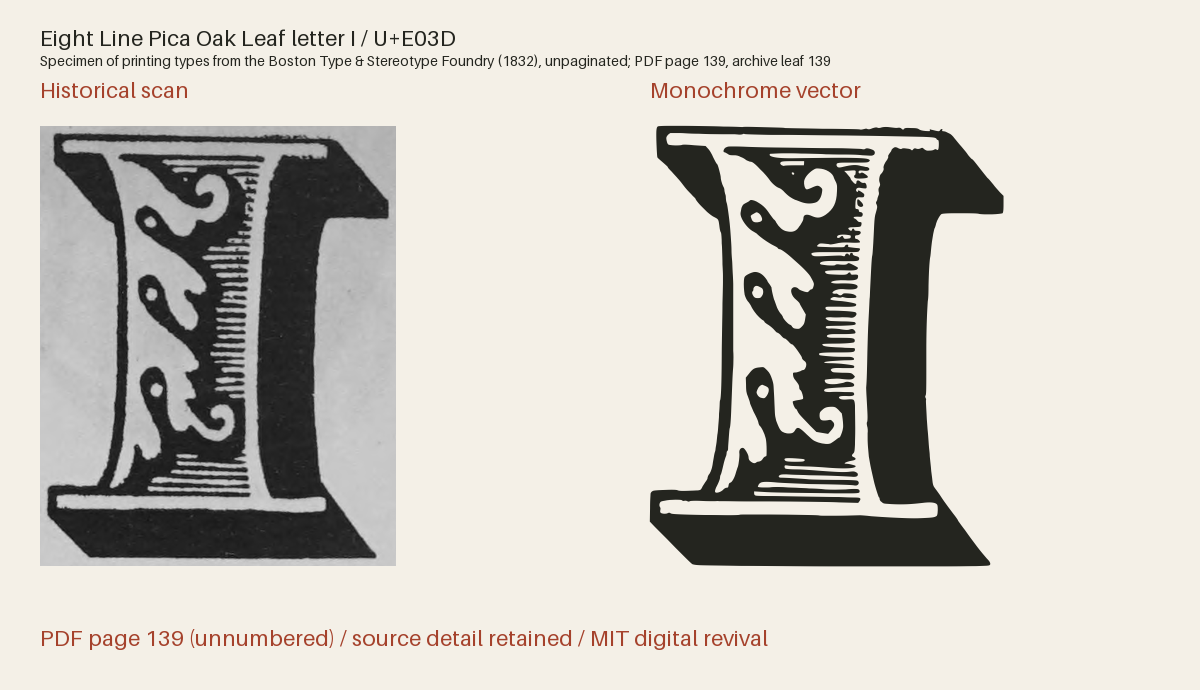 Historical scan beside the three-tone and monochrome vector revivals