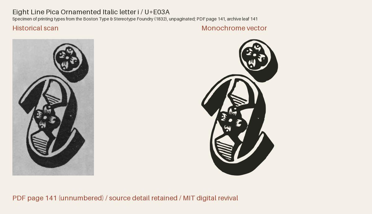 Historical scan beside the three-tone and monochrome vector revivals