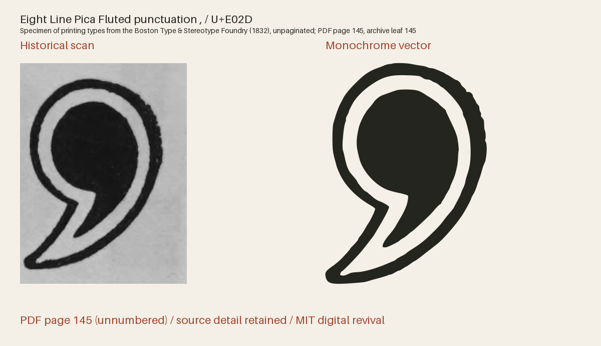 Historical scan beside the three-tone and monochrome vector revivals