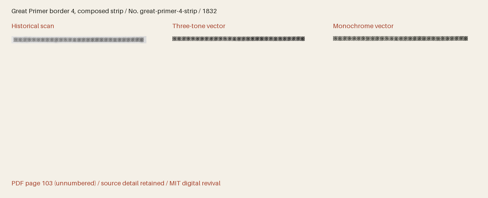 Historical scan beside the three-tone and monochrome vector revivals