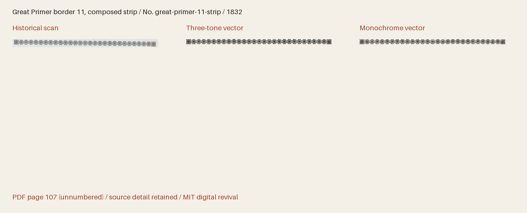 Historical scan beside the three-tone and monochrome vector revivals