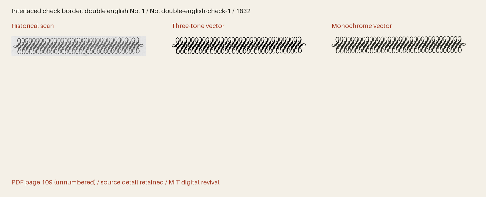 Historical scan beside the three-tone and monochrome vector revivals