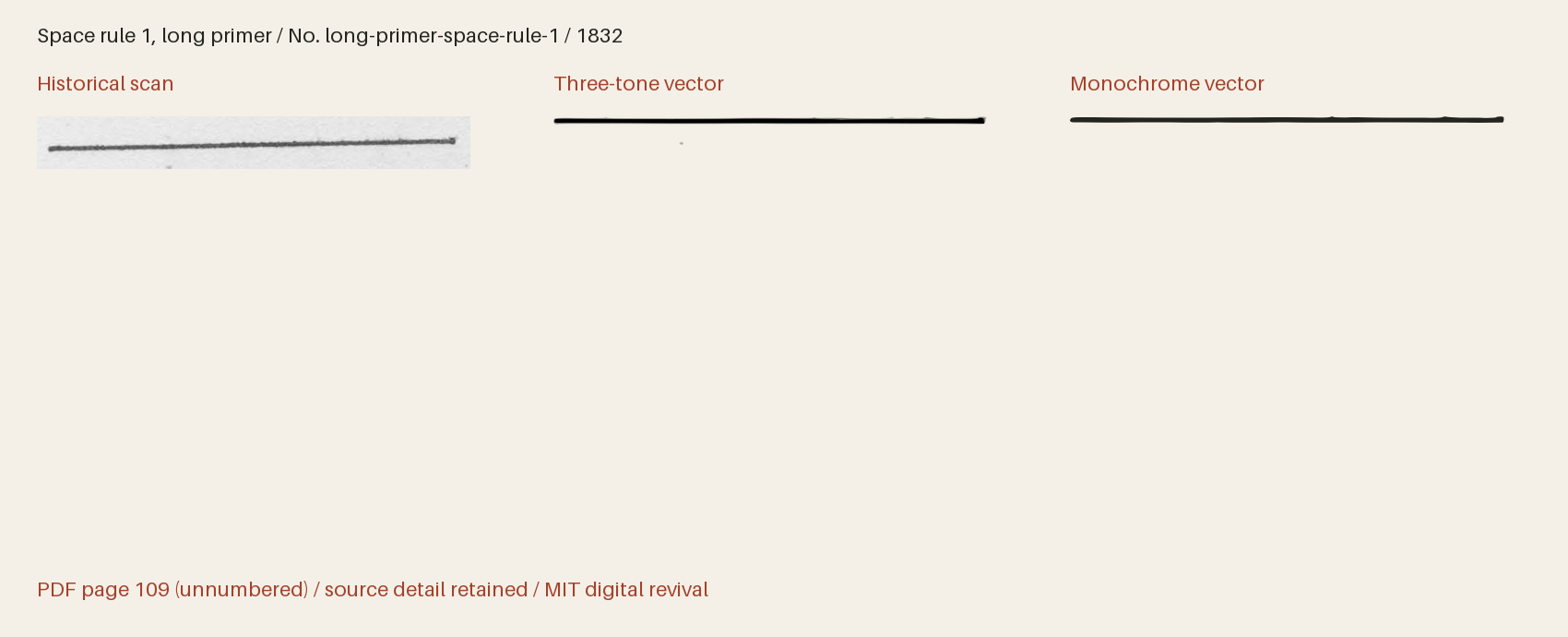 Historical scan beside the three-tone and monochrome vector revivals