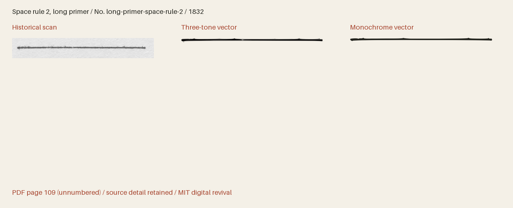 Historical scan beside the three-tone and monochrome vector revivals