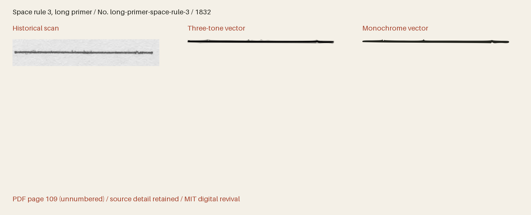 Historical scan beside the three-tone and monochrome vector revivals