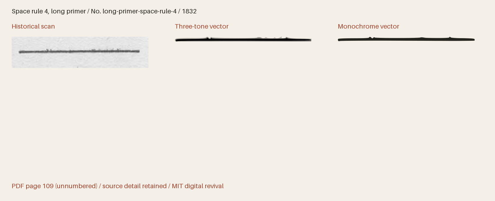 Historical scan beside the three-tone and monochrome vector revivals