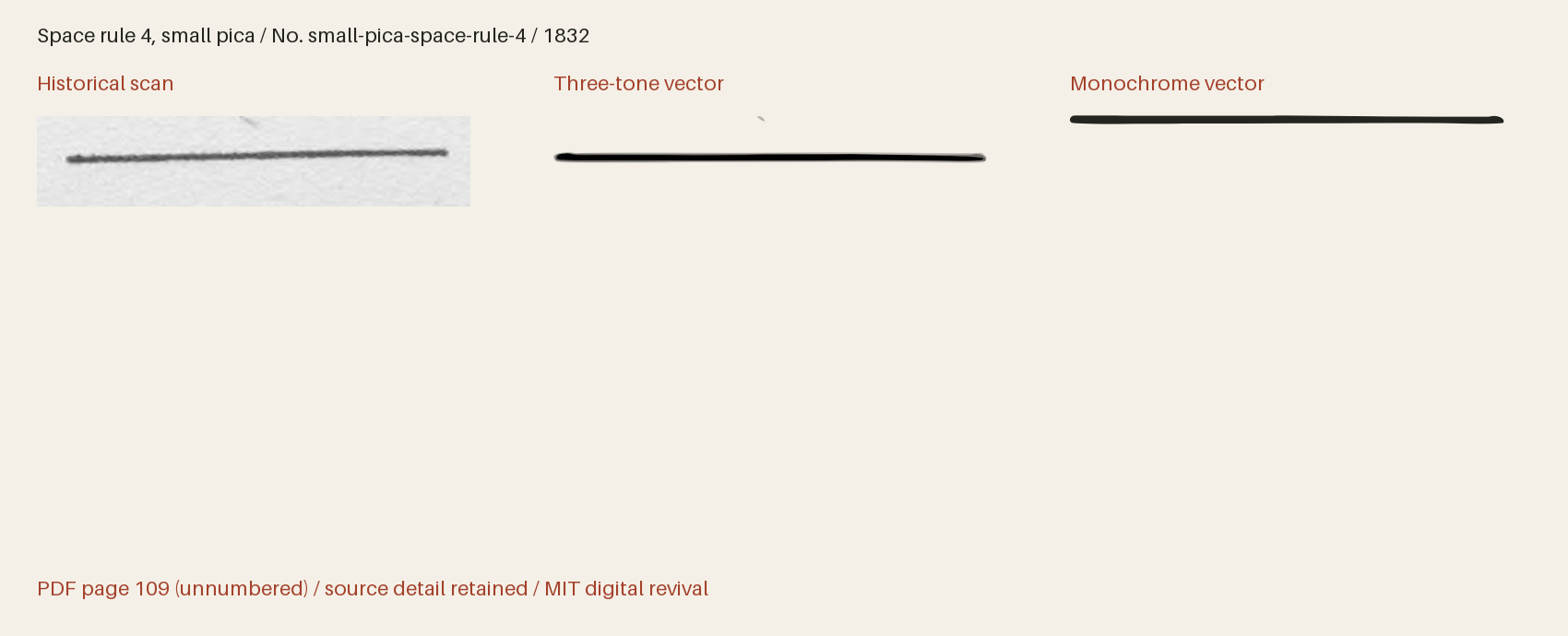 Historical scan beside the three-tone and monochrome vector revivals