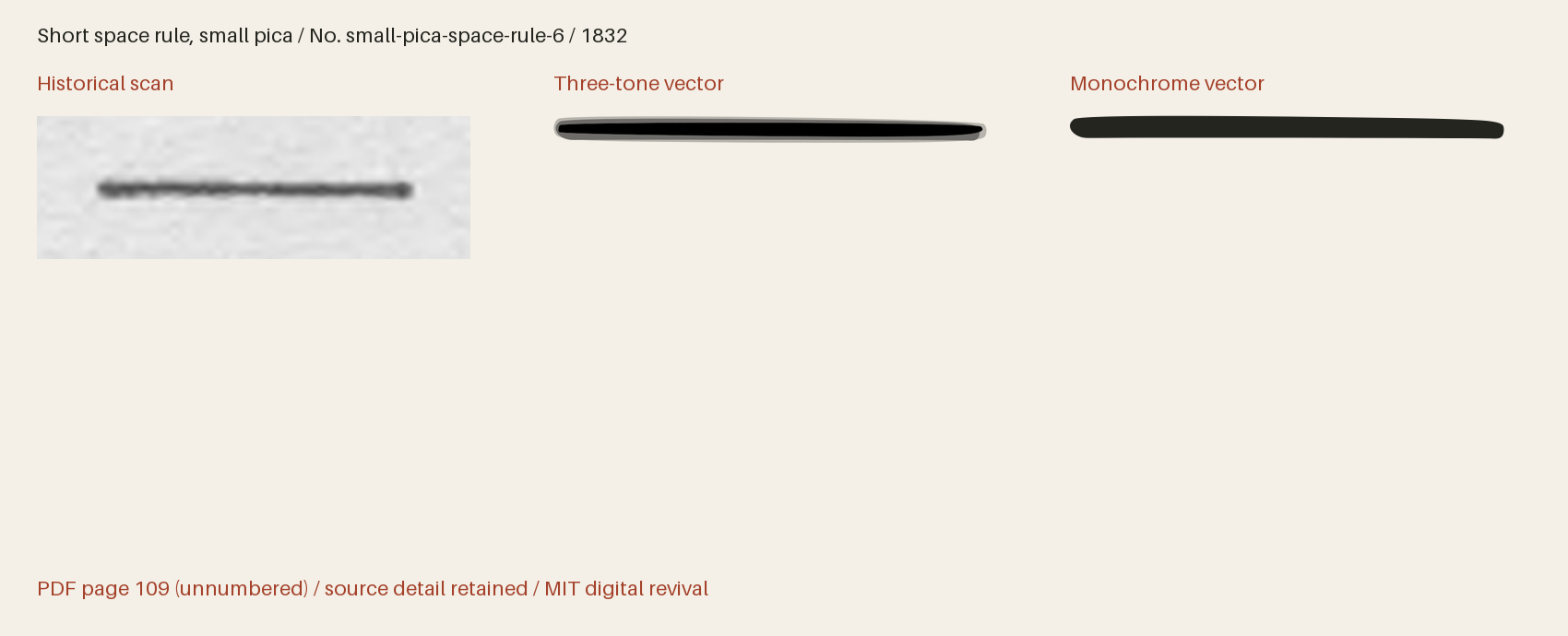 Historical scan beside the three-tone and monochrome vector revivals