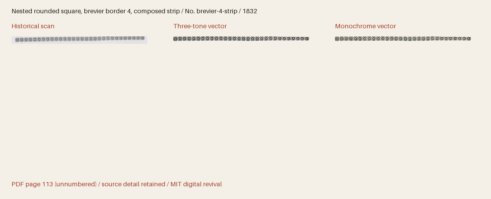 Historical scan beside the three-tone and monochrome vector revivals