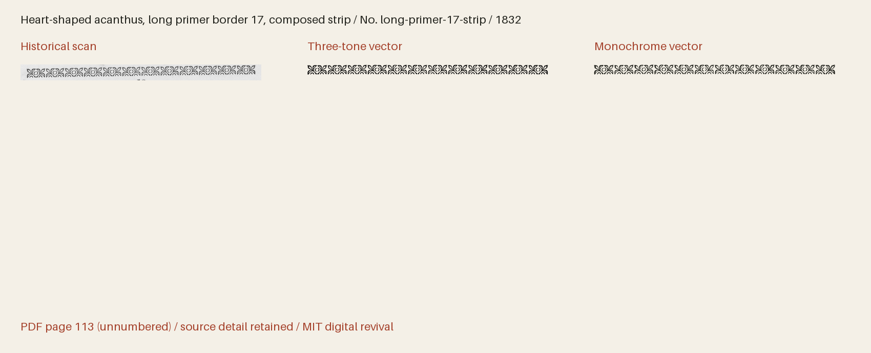 Historical scan beside the three-tone and monochrome vector revivals