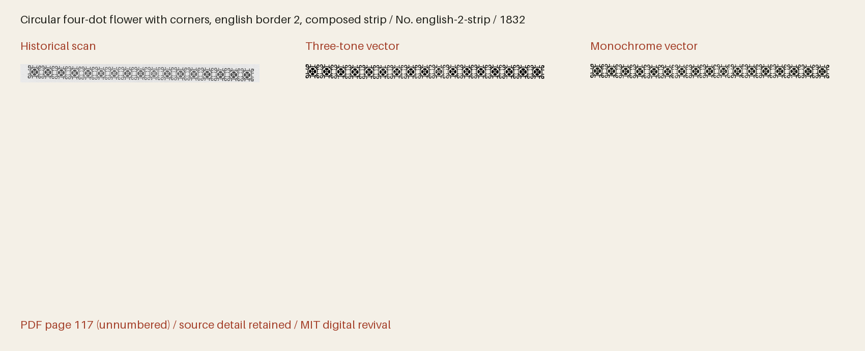 Historical scan beside the three-tone and monochrome vector revivals