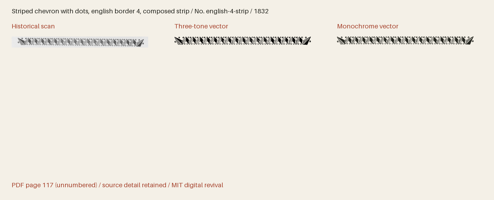 Historical scan beside the three-tone and monochrome vector revivals