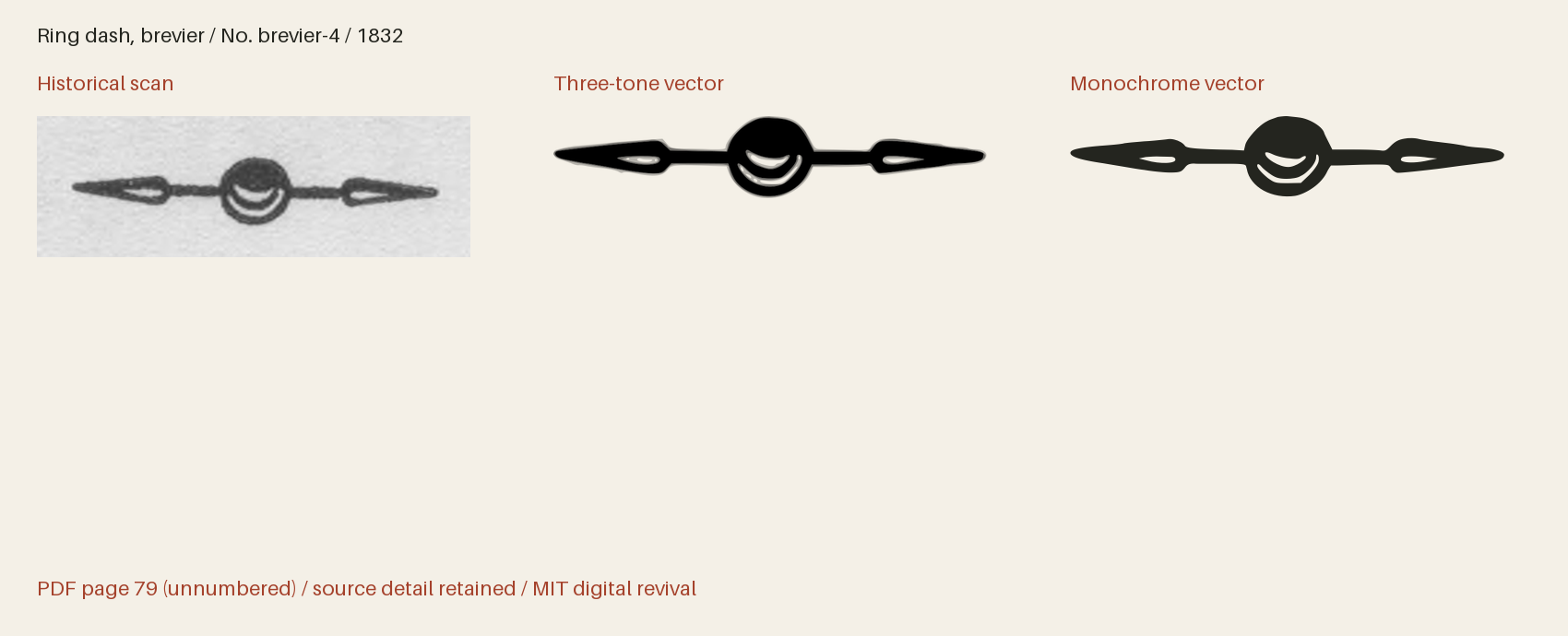 Historical scan beside the three-tone and monochrome vector revivals