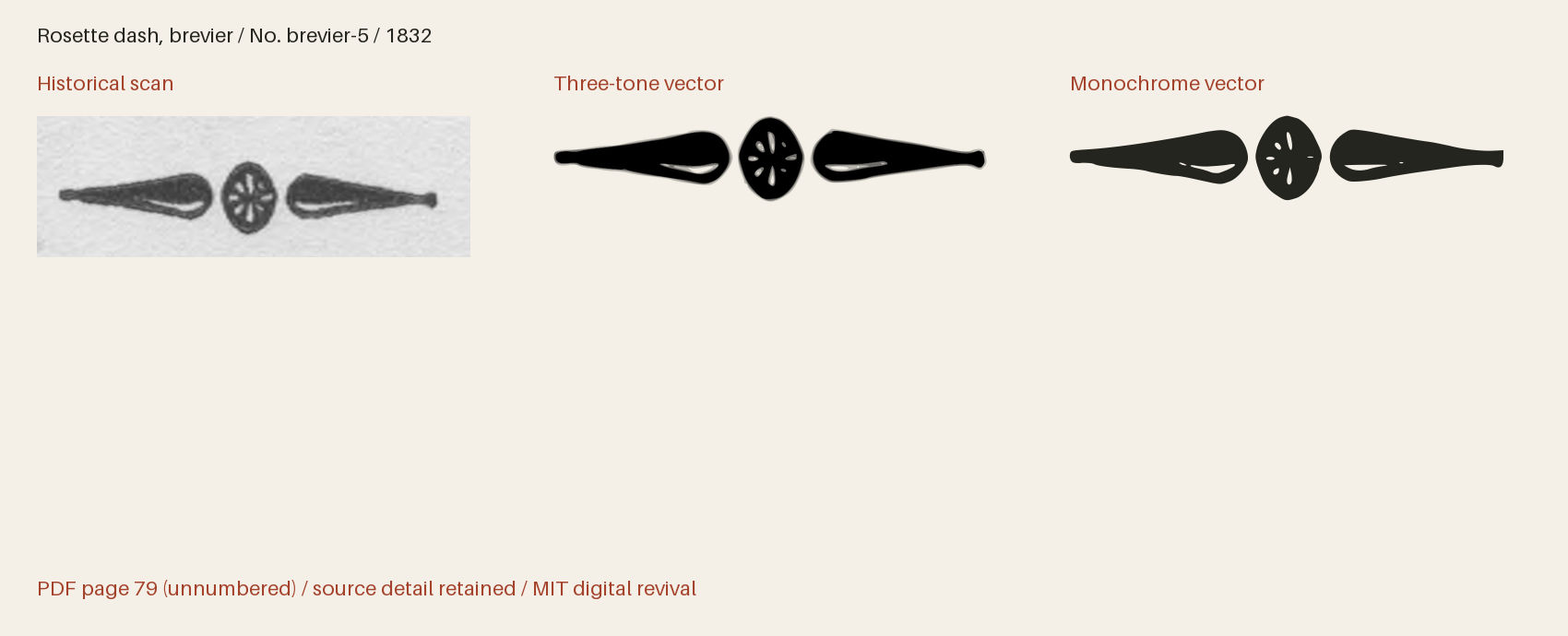 Historical scan beside the three-tone and monochrome vector revivals