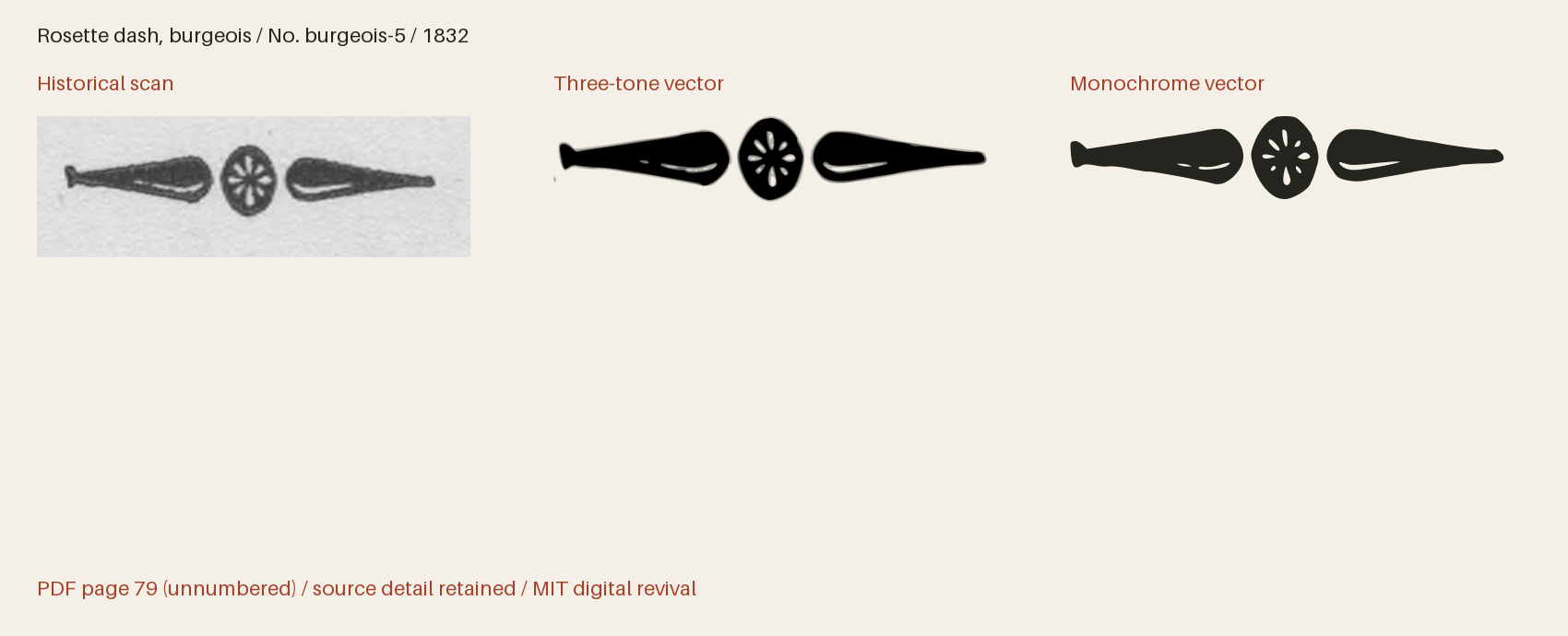 Historical scan beside the three-tone and monochrome vector revivals