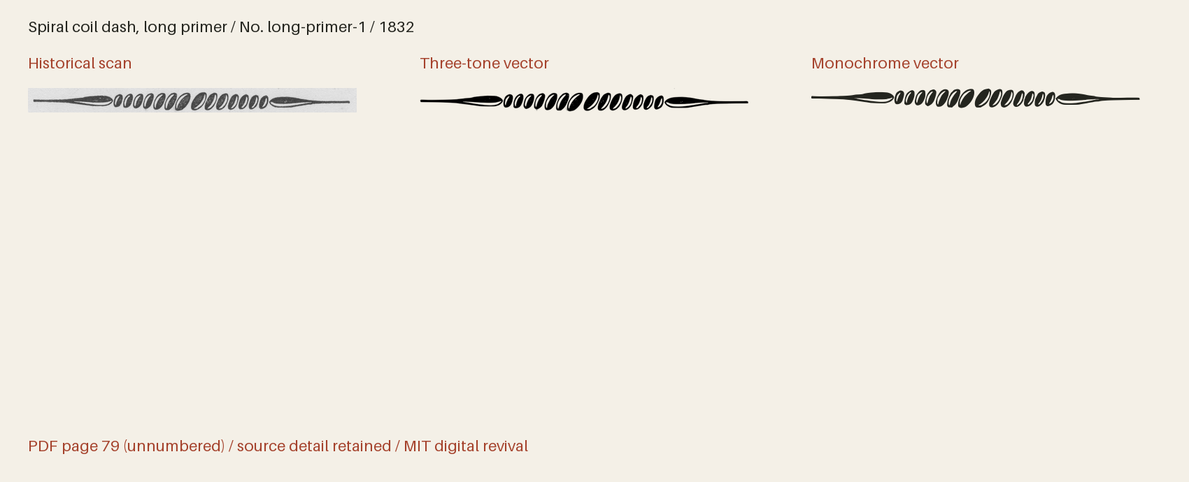 Historical scan beside the three-tone and monochrome vector revivals
