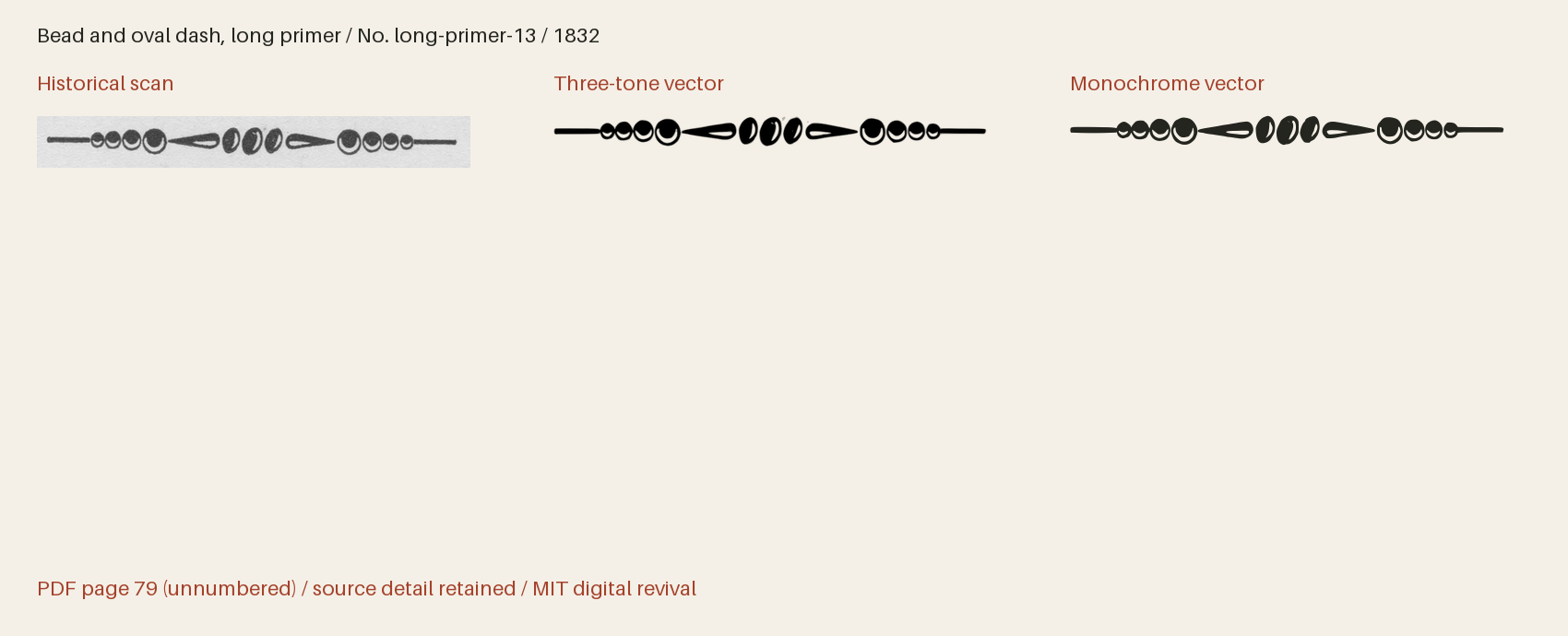 Historical scan beside the three-tone and monochrome vector revivals