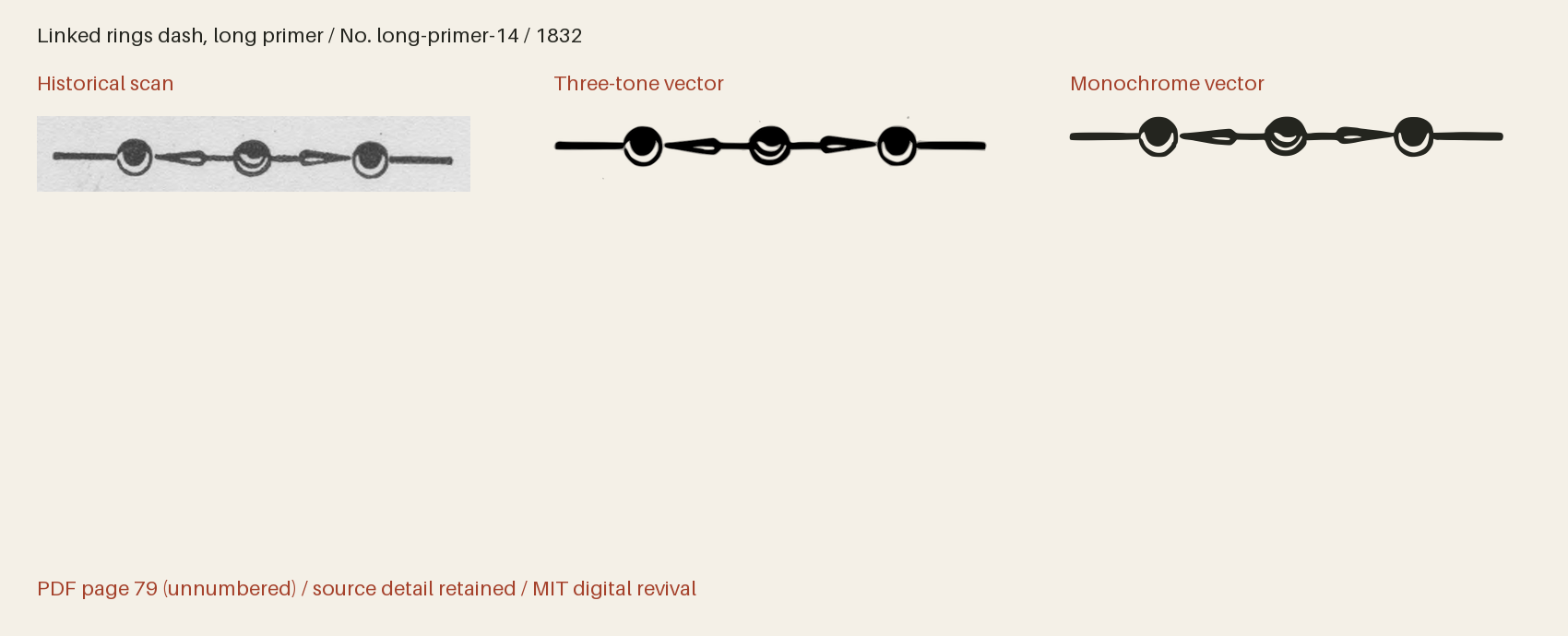 Historical scan beside the three-tone and monochrome vector revivals