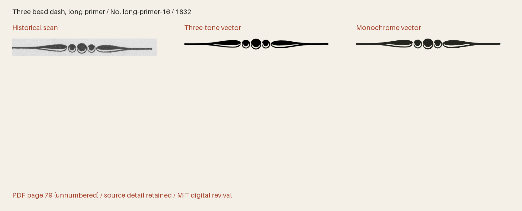 Historical scan beside the three-tone and monochrome vector revivals