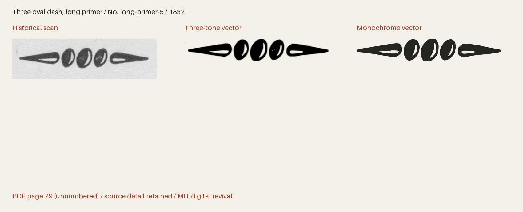Historical scan beside the three-tone and monochrome vector revivals
