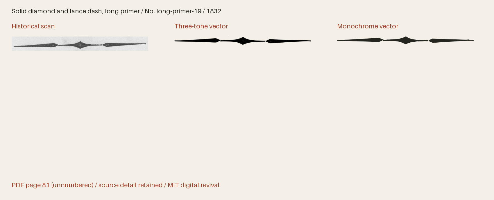 Historical scan beside the three-tone and monochrome vector revivals