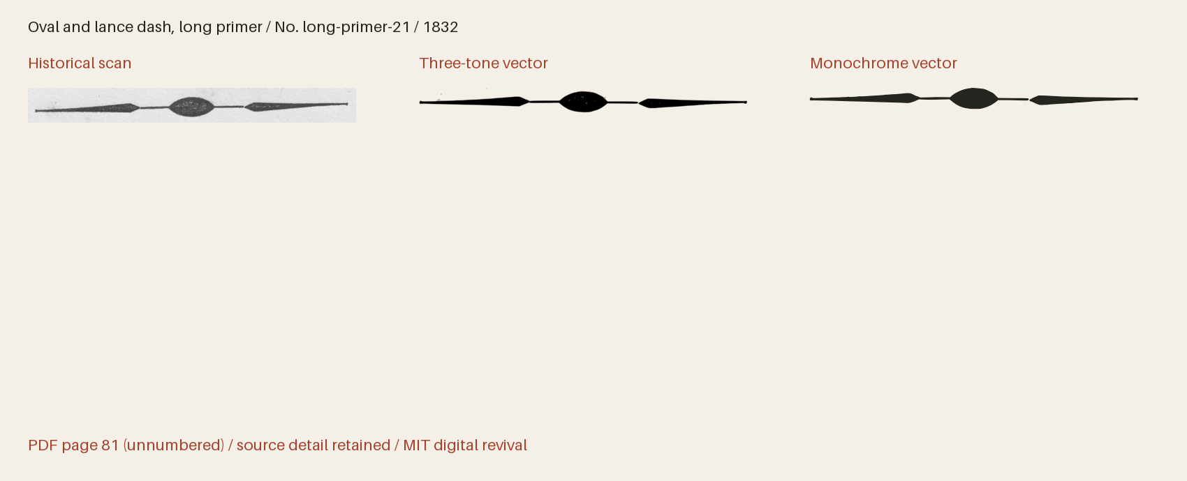 Historical scan beside the three-tone and monochrome vector revivals