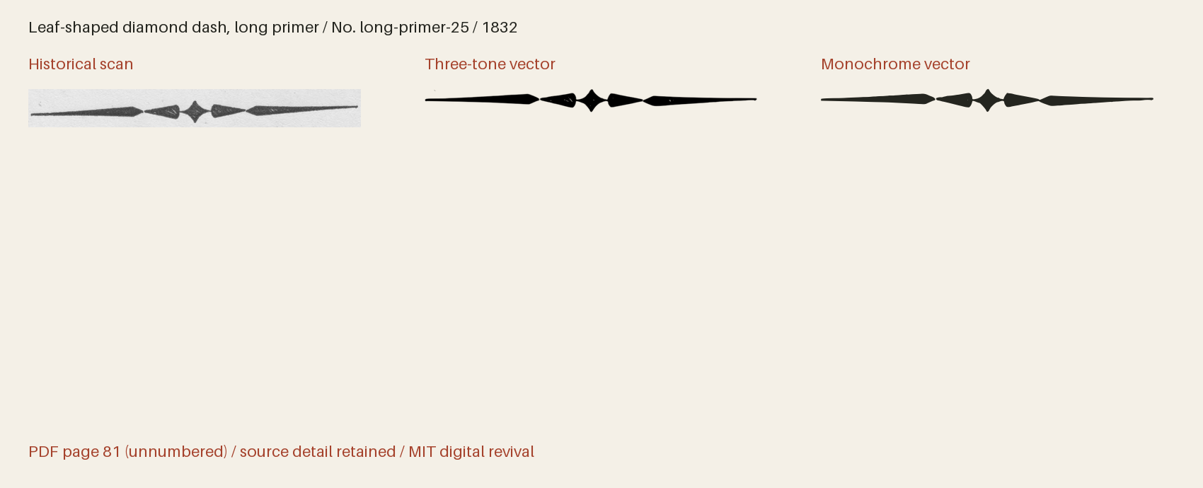 Historical scan beside the three-tone and monochrome vector revivals