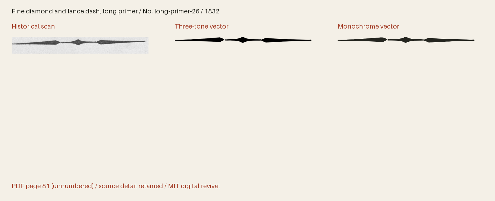 Historical scan beside the three-tone and monochrome vector revivals