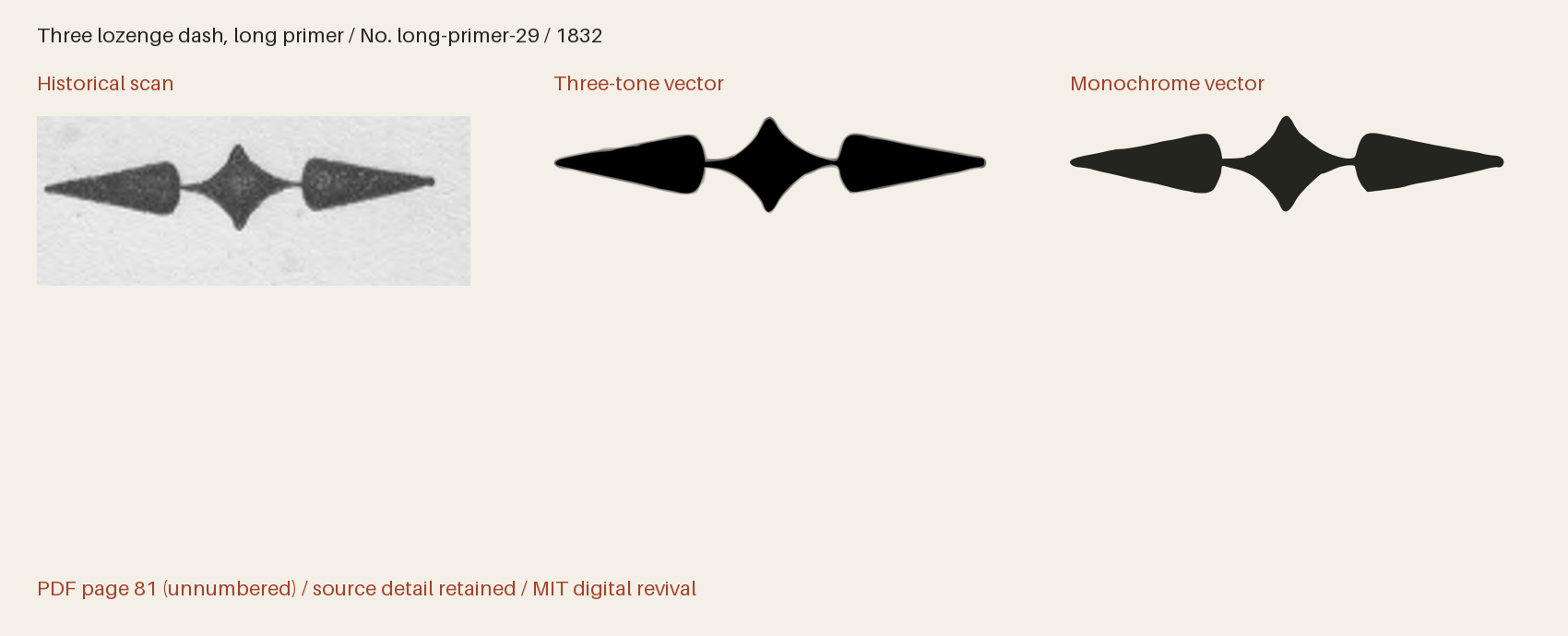 Historical scan beside the three-tone and monochrome vector revivals